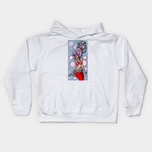 Silver Haired Mermaid Kids Hoodie